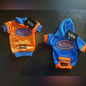 VON Dutch Dog Spring Clothes Pet Puppy Costume Dog Cat Sports Apparel set xxs